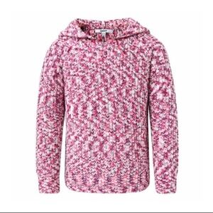 DKNY Girls’ Hooded Sweater - Size M (10/12)